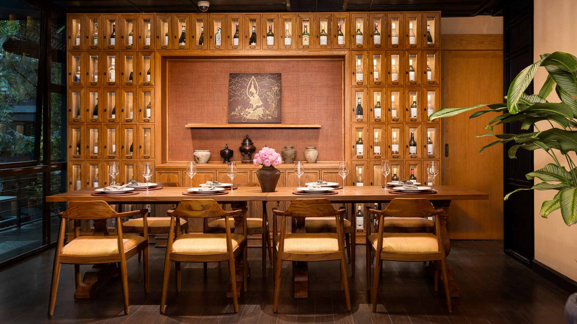 The Mekhala dining room in Siem Reap